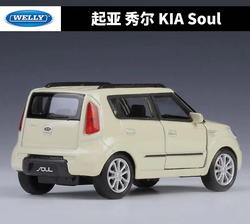 WELLY литье под давлением 1:36 KIA Soul классическая модель автомобиля с высокой