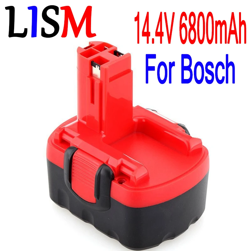 Аккумуляторная батарея 14 4 В 6800 мАч для bosch и 4800 BAT038 BAT040 BAT140 BAT159 BAT041