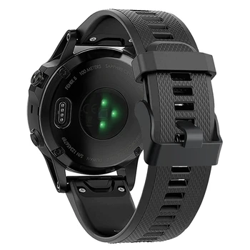 

Quick Detach QD Silicone Watch Band Strap Adjustable Stylish Wristband Bracelet For Garmin Fenix 5/5 plus​ Watch Straps