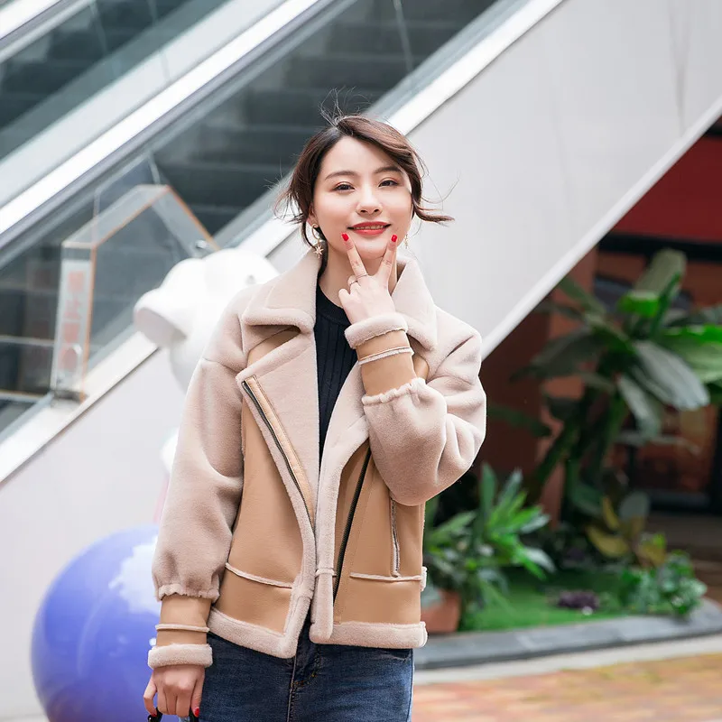 winter women fur coat and sheepskin leather jacket (14)