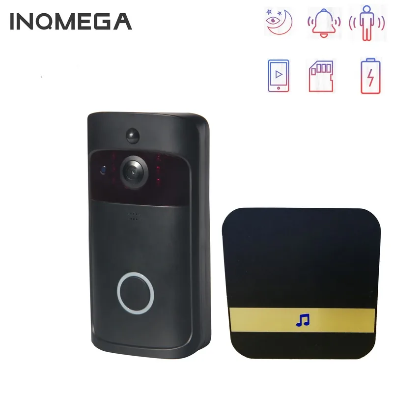 

INQMEGA Security Smart IP Video Intercom Door Phone Wifi Doorbell Camera IR Alarm Wireless Door Bell Timbre Inalambrico