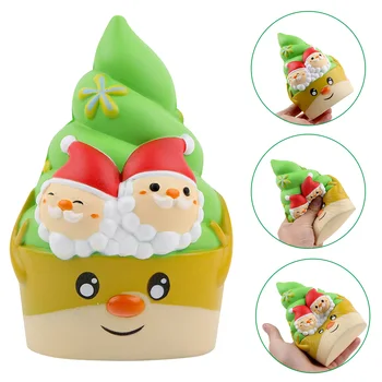 

Kawaii Soft Squishies Ice Cream Toy Slow Rising Squeeze Toys for Kids Adults Relieves Stress Anxiety Christmas Home Decoration