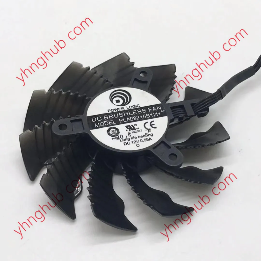 

4-проводной серверный Вентилятор охлаждения без рамы Power Logic PLA09215S12H DC 12В 0.55A