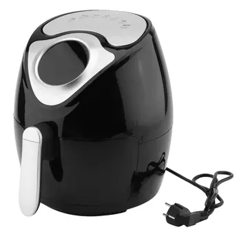 

2.8L Capacity 1300W Intelligent Temperature Control Commercial Electric Air Fryer Smokeless Kitchen Cooker US Plug Black