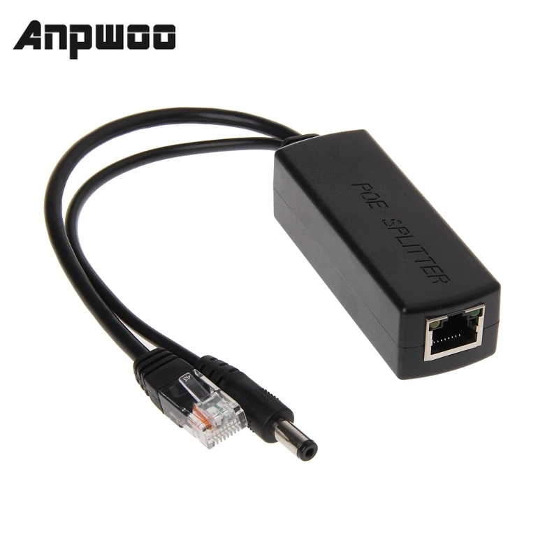 Compra ANPWOO-adaptador divisor de Ethernet PoE para cámara IP, 10/100M, IEEE802.3at/af, 80x27x2, 2mm/3.15x1.06x0.87in WDgJJK313