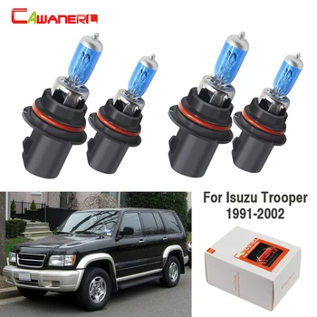 

Cawanerl 2 Pair 100W Car Styling Halogen Bulb 12V Headlight Light High & Low Beam 4300K Warm White For Isuzu Trooper 1991-2002