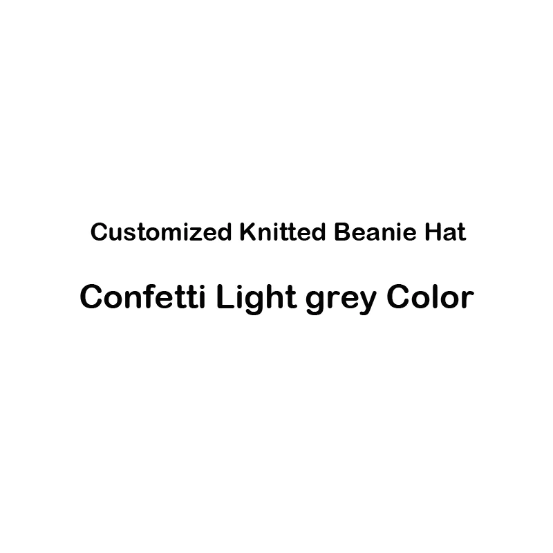 Confetti Light grey Подгонял шлем зимы - Цвет: Confetti Light grey