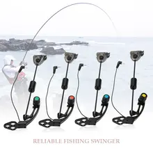 Lixada 4 шт. рыболовные свингеры светодиодный крючок датчик свингер рыбалка Wiggler с подсветкой индикатор аварийных сигналов для карпа pesca аксессуары
