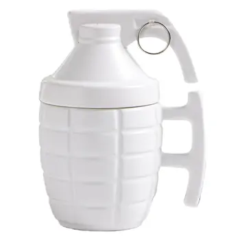 

Creative Grenade Mug Personality Military Fan Mug Grenade Bomb Ceramic Coffee Cup Creative Water Cup
