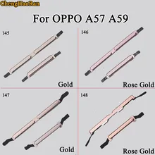 ChengHaoRan 1 шт. для OPPO A57 A59 набор боковых кнопок Кнопка питания+ переключатель громкости набор деталей