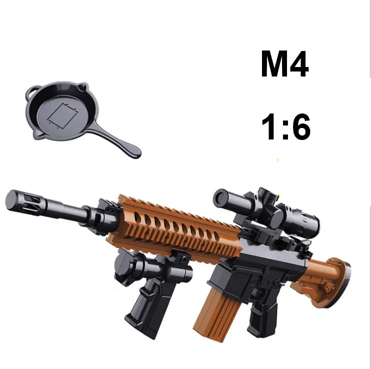 1:6 AK47 шрам M14 M16 AWP винтовка пластиковый пистолет в сборе модель игрушки для 12