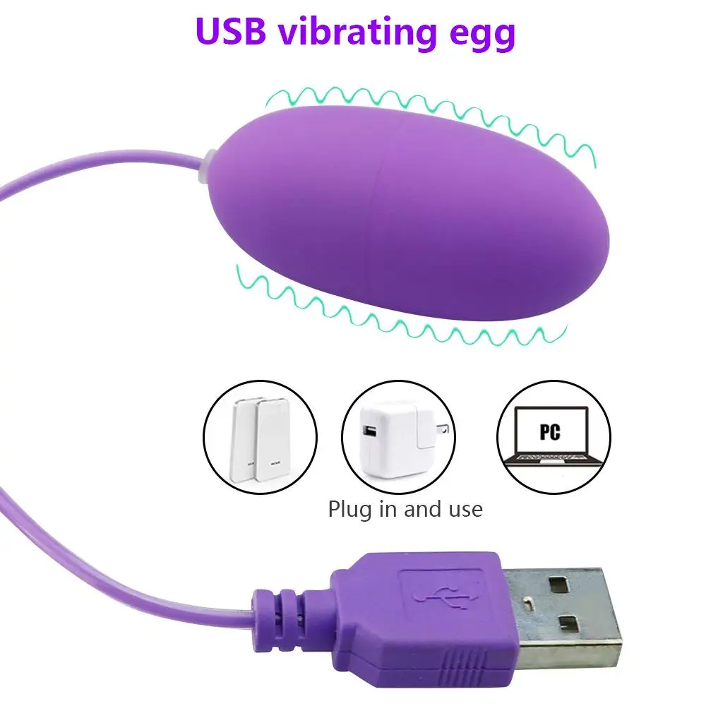 YEMA USB Plug Bullet Vibrator Vibrating Egg Sex Toys for Woman Waterproof Silicone Vibrators Female Masturbator Adult Toy | Красота и