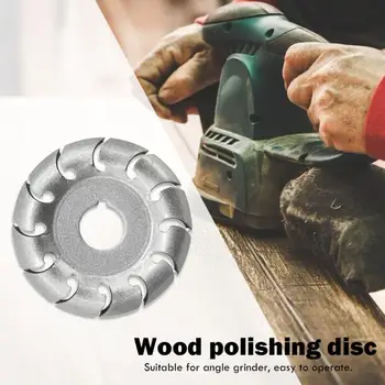 

Wood Polishing Milling Cutter Disc Woodworking Angle Grinder Cutting Blades Attachment Circular Carving Grinding Disc