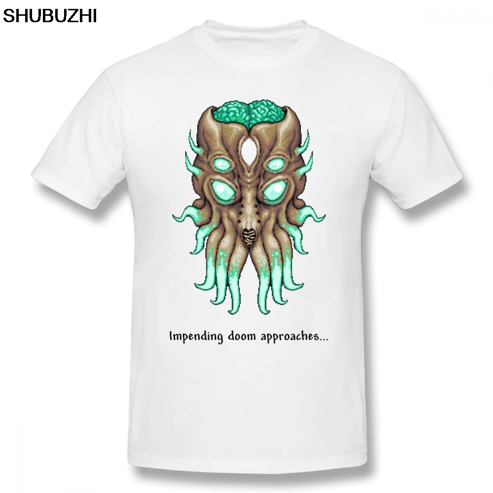 Terraria T Shirt Terraria Moon Lord T-Shirt Short Sleeves Streetwear Tee Shirt Big shubuzhi Cotton Awesome Graphic Tshirt