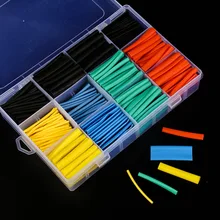Krimpkous – tube thermorétractable pour isolation de câbles, guaina termoestringente, kit d'emballage, gaine rétractable, fil assorti