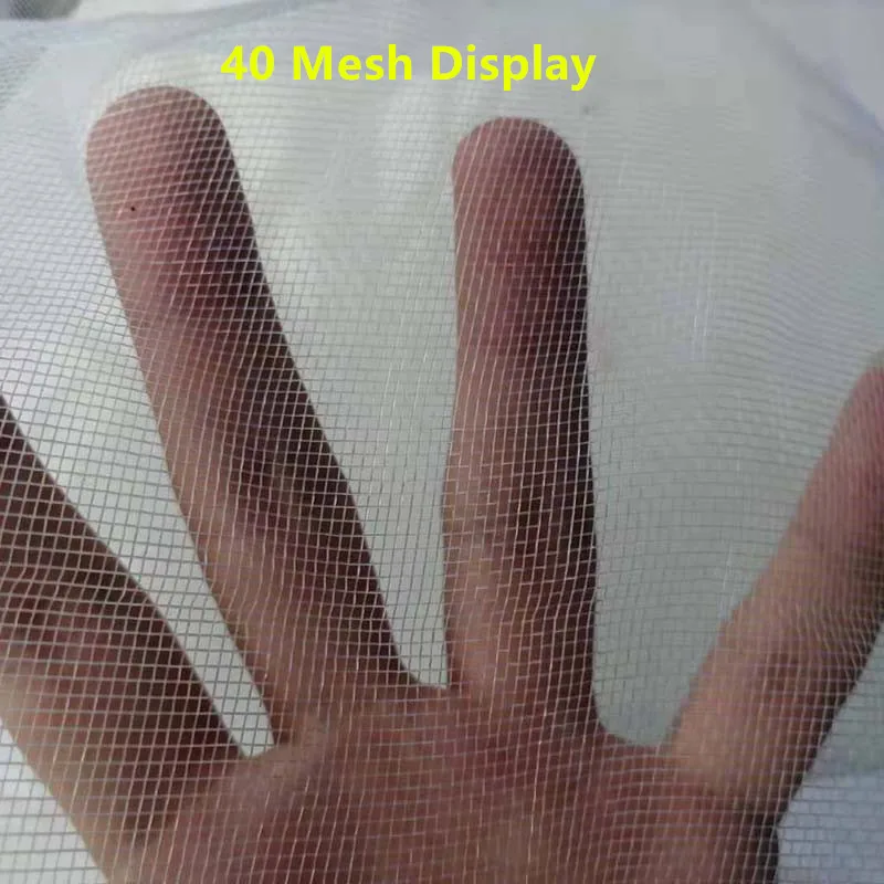 40 Mesh 5 м 3 размер 40~ 100 сетка PE нейлоновая сетка отпугиватель для борьбы с вредителями овощная фруктовая сетка Уход за растениями защита от москитных вредителей сетка - Цвет: 40 Mesh