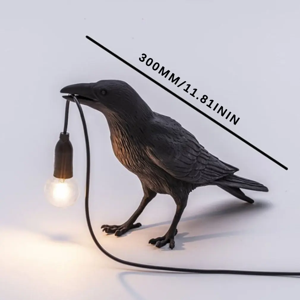 Auspicious Bird Shaped Table Lamp Home Decorative LED Lighting Personality Creative Bedroom Table Lamp 6