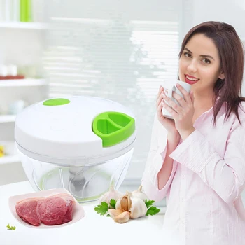 

Hand Chopper Manual Rope Food Processor Vegetables Food Cutter Salad Maker Multifunctional Grinder For Household