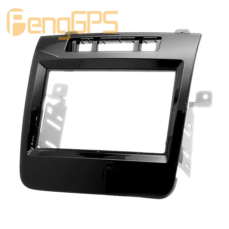 11-435 Высокое качество радио фасции Для VOLKSWAGEN Touareg 2010+ стерео фасции Dash CD отделка установочный комплект