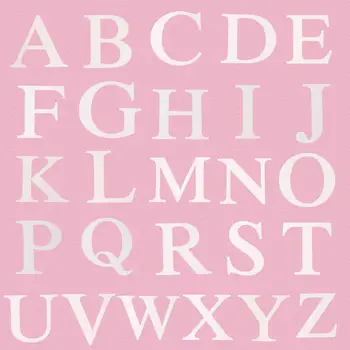 

QIFU 26 A-Z White English Letter Decor Name Baby Shower Decor Birthday Party Wedding Various Themed Parties Do It Yourself Name