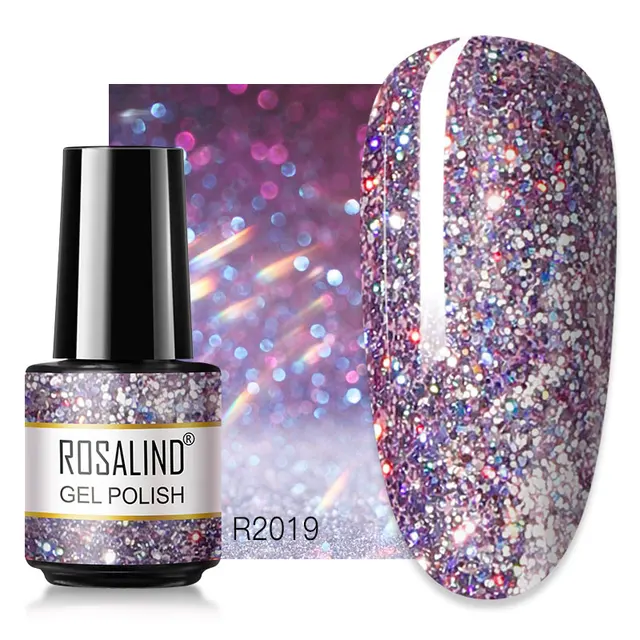 ROSALIND 7ML Nail Gel Polish Hybrid Varnishes All For Manicure Nails Art Base Top Coat UV Lamp Vernis Semi Permanent Varnishes RAR2019