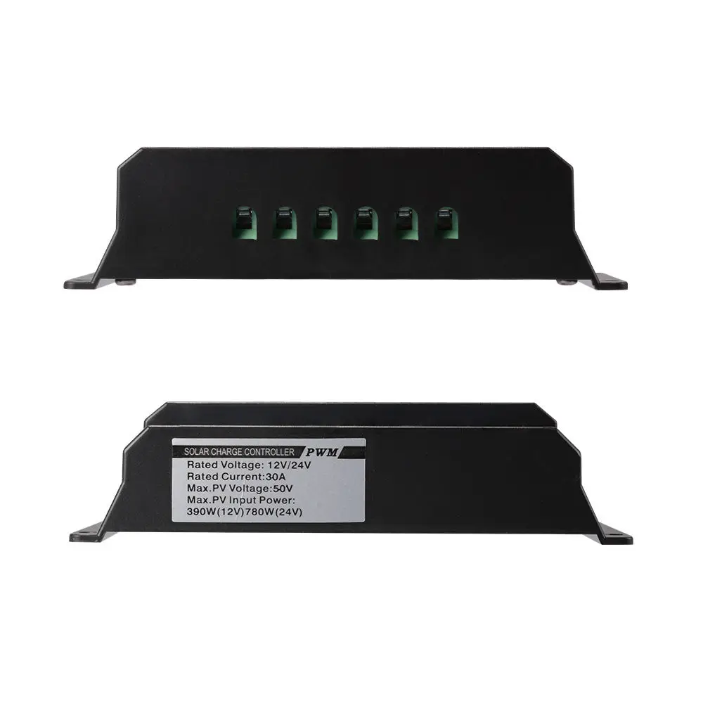 Lcd PWM солнечный контроллер регулятор заряда батареи 12 24V домашние регуляторы зарядное устройство s электрические принадлежности