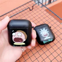 Новинка,, IMD чехлы для наушников Rick Sanchez and marty Smith для Apple Airpods 1/2, Мягкий ТПУ силиконовый защитный чехол для наушников