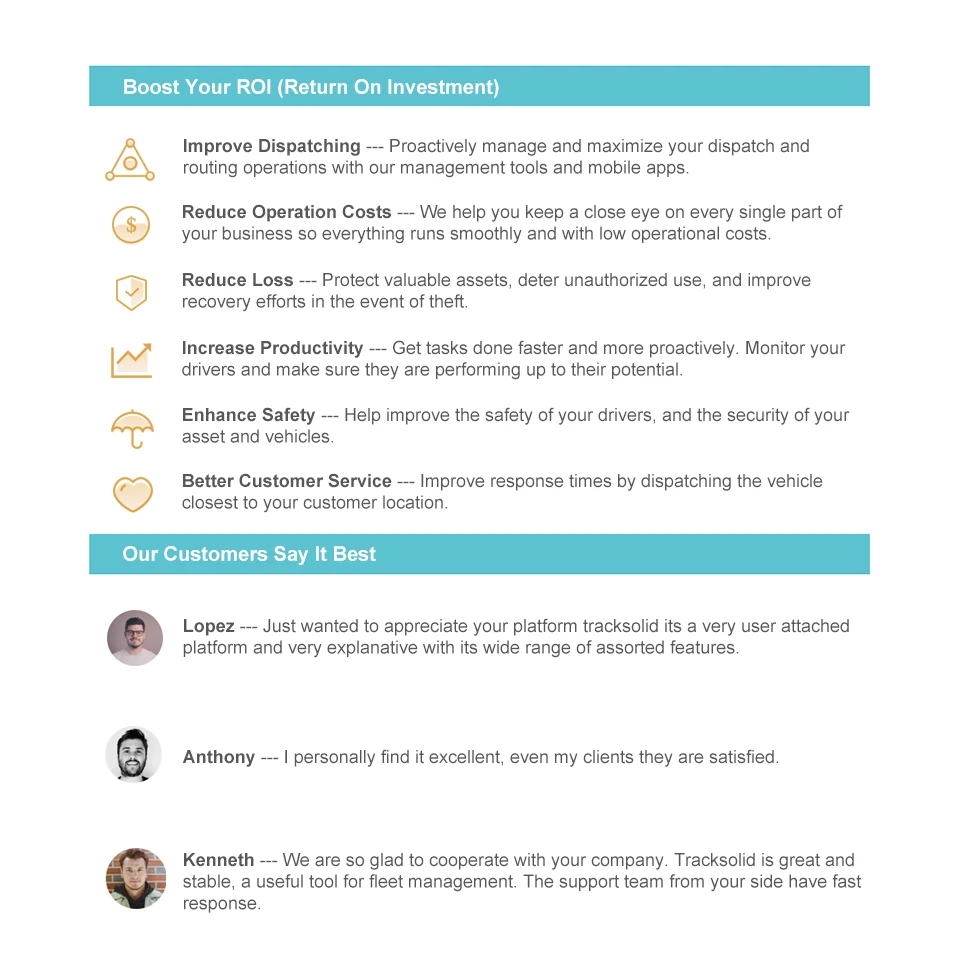 Plate Forme De Suivi Gps Professionnelle Concox Tracksolid Avec