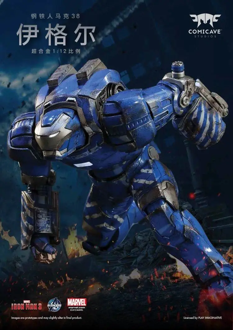[ESTARTEK] Comicave 1/12 сплав Ironman MK38 IGOR 6 дюймов фигурка для любителей хобби подарок