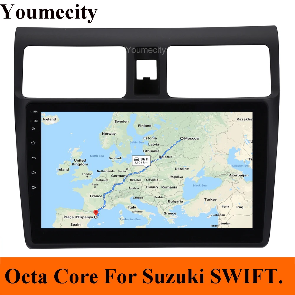 Android 9,0 автомобильный dvd-плеер для Suzuki SWIFT 2008- радио gps Навигация BT RDS wifi 2G ram 32GROM Восьмиядерный Carplay TPMS