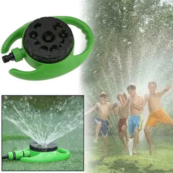 

Lawn Sprinkler 9 Pattern Dial Adjustable Sprinkler Watering Lawn Garden Hose 360° Tap With 1/2" Male Quick Connector