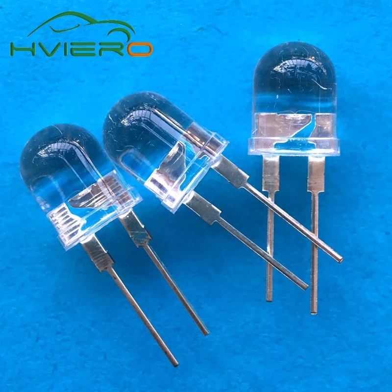 50 шт. 10 мм белый красный зеленый синий желтый диод светодиодный круглый 0 5 Вт