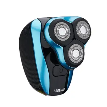 

1 Set Rechargeable Waterproof Three Head Electric Razor for Beard Trimming Head Shaving