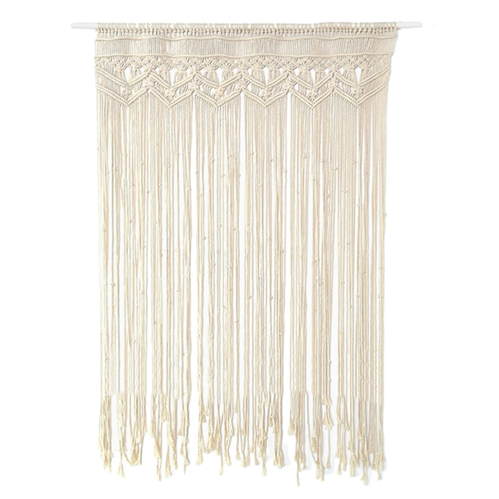 130x180cm Door Tassel Curtain Wall Hanging Macrame Handwoven Bohemian Curtains Tapestry For