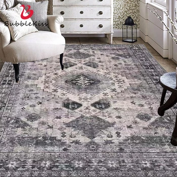 

Bubble Kiss Grey Carpets For Living Room Retro Style Large Rug Modern Art Home Decoration Carpet Bedroom Decor Non-slip Area Rug