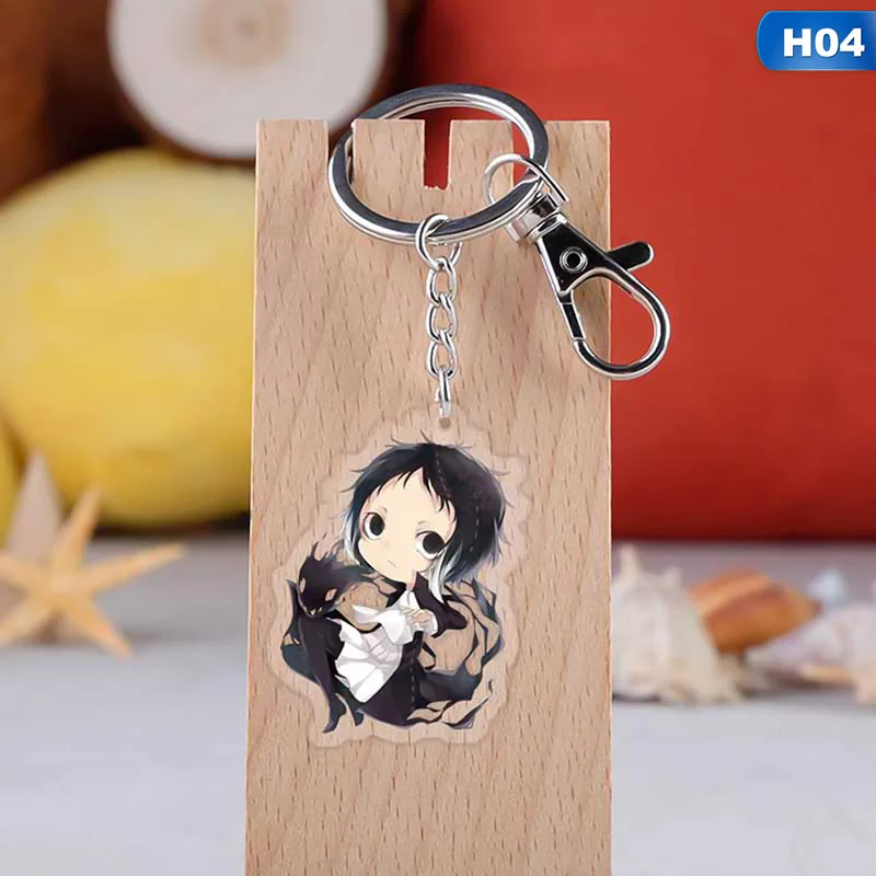 KEY4223H04 Бродячие собаки bungo акриловый брелок кулон аниме аксессуары брелок с фигурками из мультфильмов - Цвет: KEY4223H04