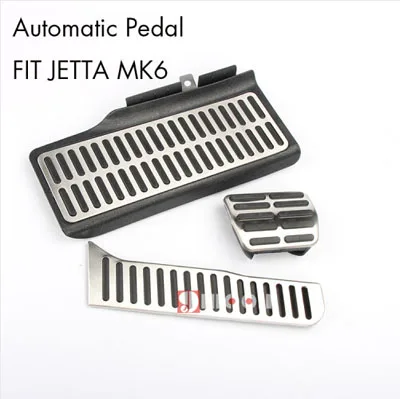 AT For Jetta MK6 Автомобильная педаль из нержавеющей стали для Volkswagen vw Golf 5 6 MK5 MK6 Skoda Octavia Jetta MK5 MK6 Scirocco CC Passat B6 B7 TIGUAN Toureg - Название цвета: AT For Jetta MK6