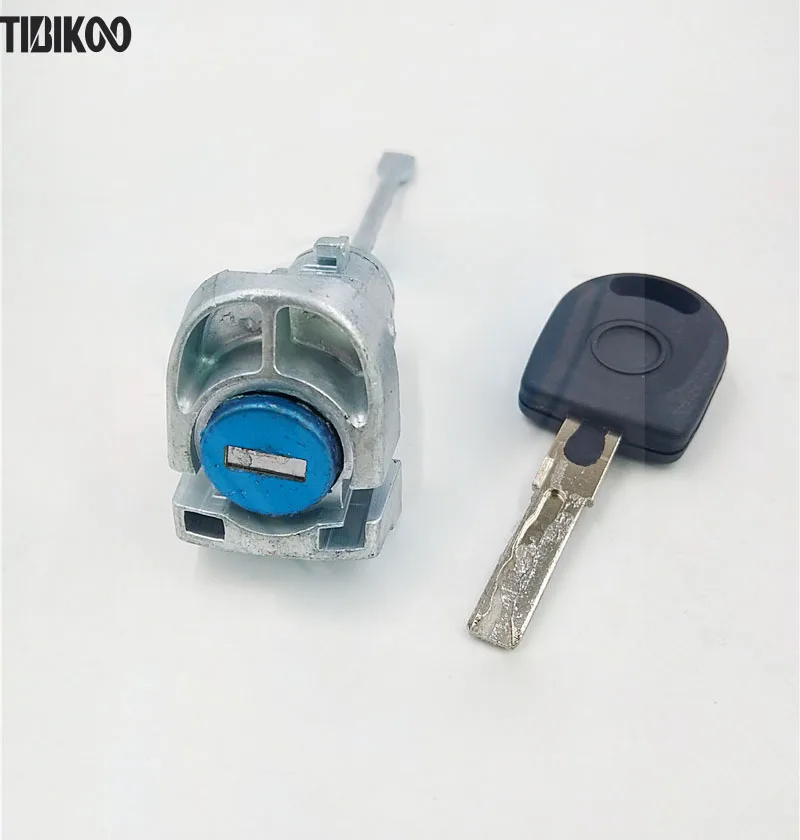 Car Lock Cylinder for VW New Bora Left Front Door Lock Core for Main Driving Door Central Control Auto Accessories