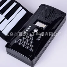 Портативный обучения фортепиано складной силикагель мягкая клавиатура детей начинающих Практика электронная клавиатура