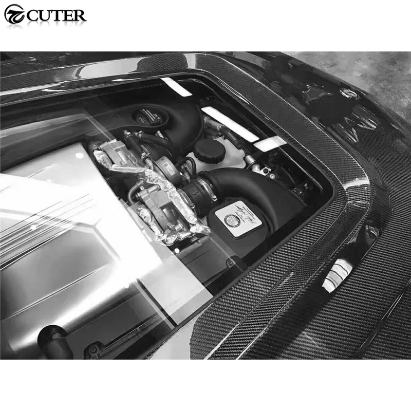 W205 C63 AMG прозрачный капот автомобиля из углеродного волокна для Mercedes Benz W205 C63 15-18