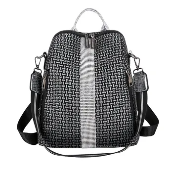 

Multifunction Waterproof Leather Women Backpacks Shoulder Bags Fashion Female Backpack Light Large Capacity Ladies School Bag