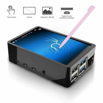 

3.5inch HDMI TFT LCD Touch Screen LCD Display Monitor with ABS Case Touch Pen Input Kit for Raspberry Pi 4 B