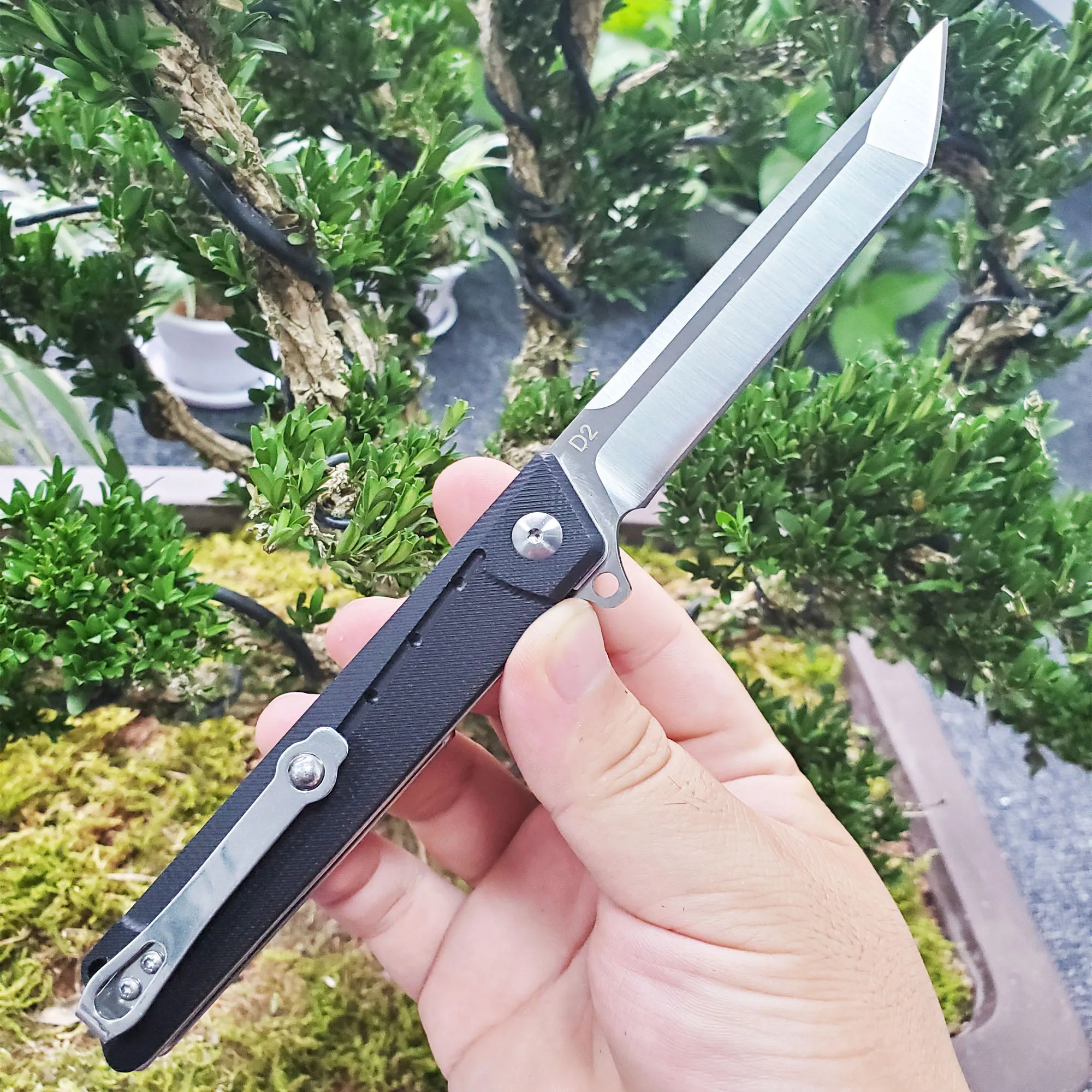 Preise JSSQ Flash tanto Folding Messer D2 Klinge G10 Griff Taktisches Messer Outdoor Jagd Camping Kampf Armee Messer EDC Werkzeug