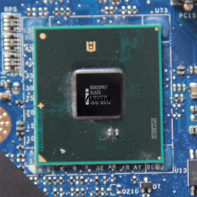 Для E6510 LA-5573P NCPCN 0NCPCN CN-0NCPCN для ноутбука Материнская плата QM57 процессор DDR3 полностью протестирована