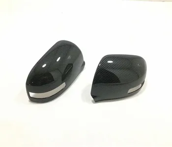 

For Mitsubishi Outlander 2016 2017 2018 Chrome Carbon Fiber Side Door Rearview Mirror Cover Trim Exterior Styling Accessories