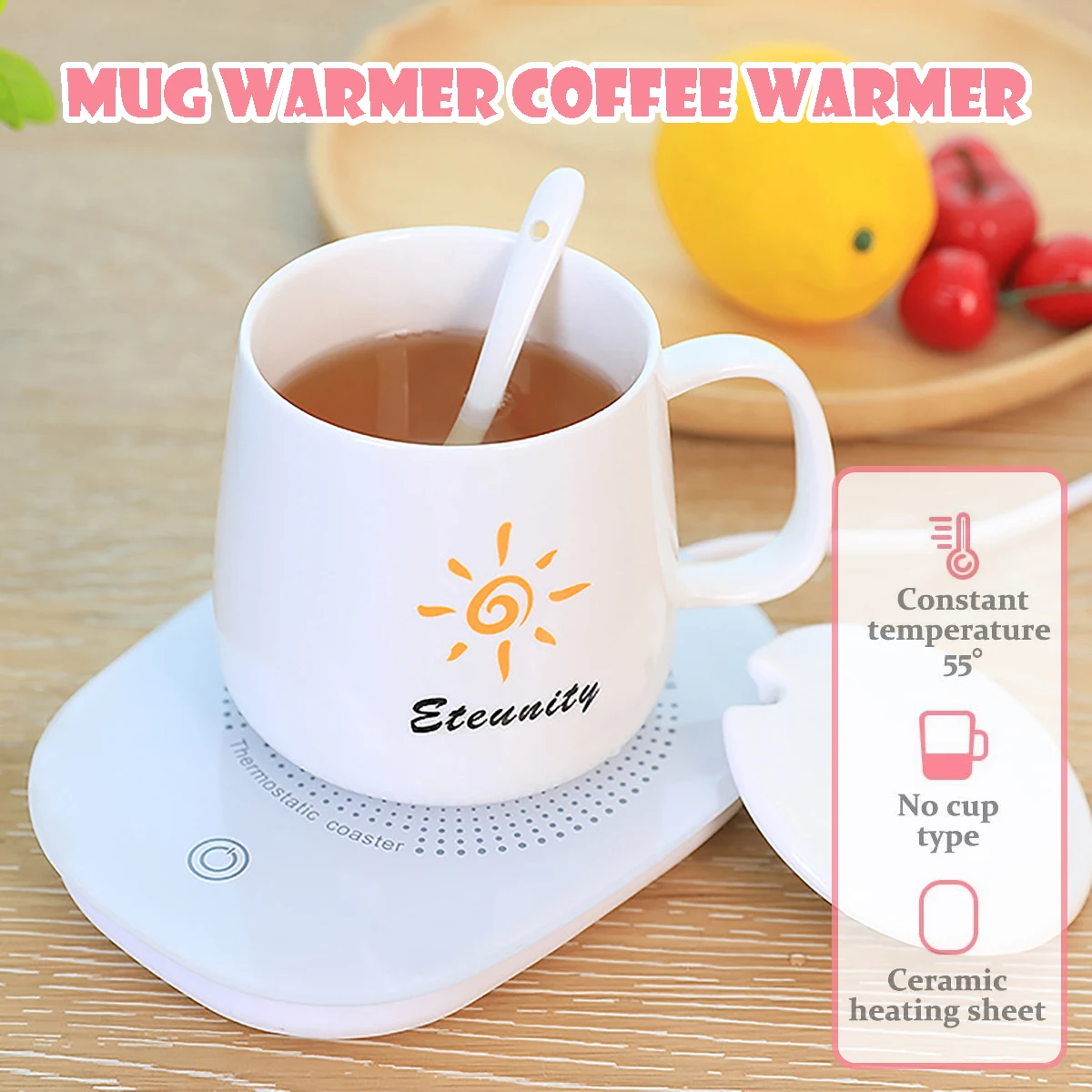 Electric Coffee Mug Warmer Heating Plate Tea Milk Cup Heater Pad Popular S8I1 