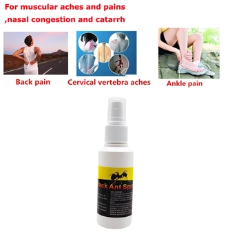 

Chinese Medical Spray Black Ant Cold Compress Ointment Pain Relief Essential Oil for Joints Neck Pain Relieving Patch 3 Packs C