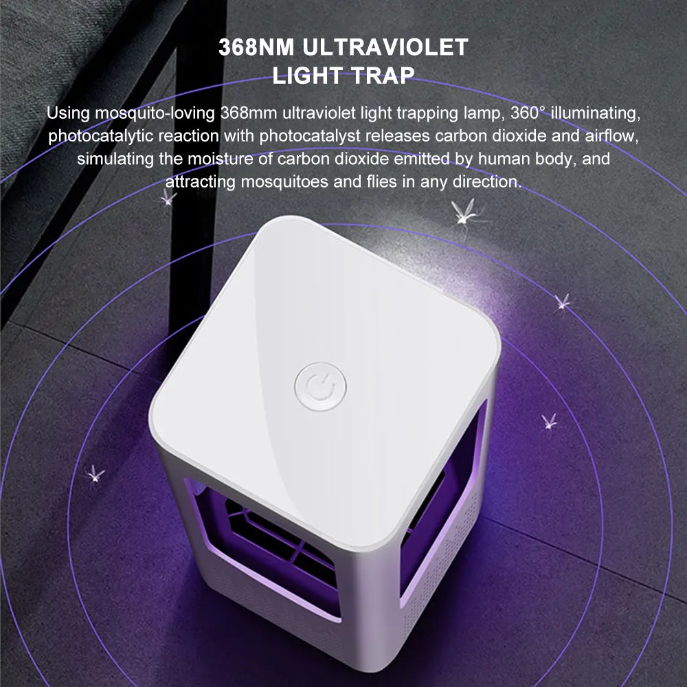 SOLEDI USB удобный москитный репеллент от вредителей контроль ночной Светильник украшение дома Мода Убийца комаров Настольный Zapper