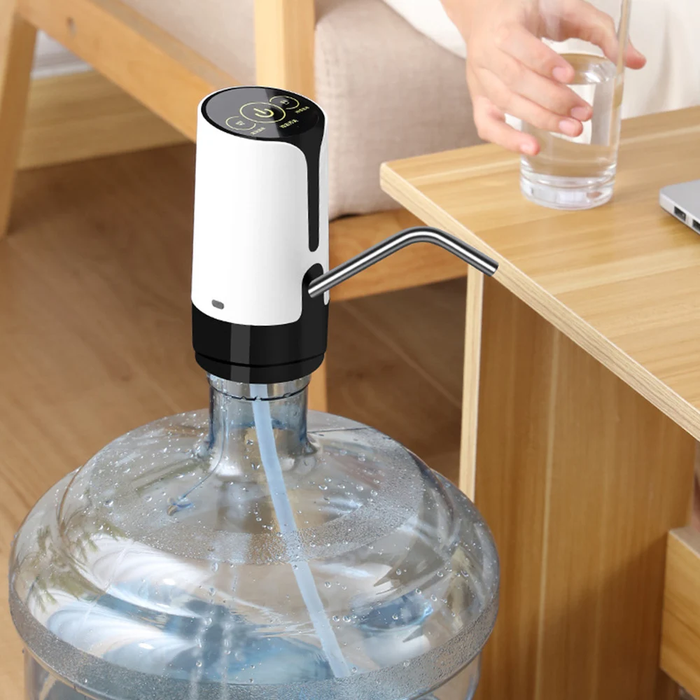 Портативный Электрический диспенсер для воды, бутылка для воды, USB Перезаряжаемый автоматический насос для питьевой воды, домашний офис, бутылка для воды, насос