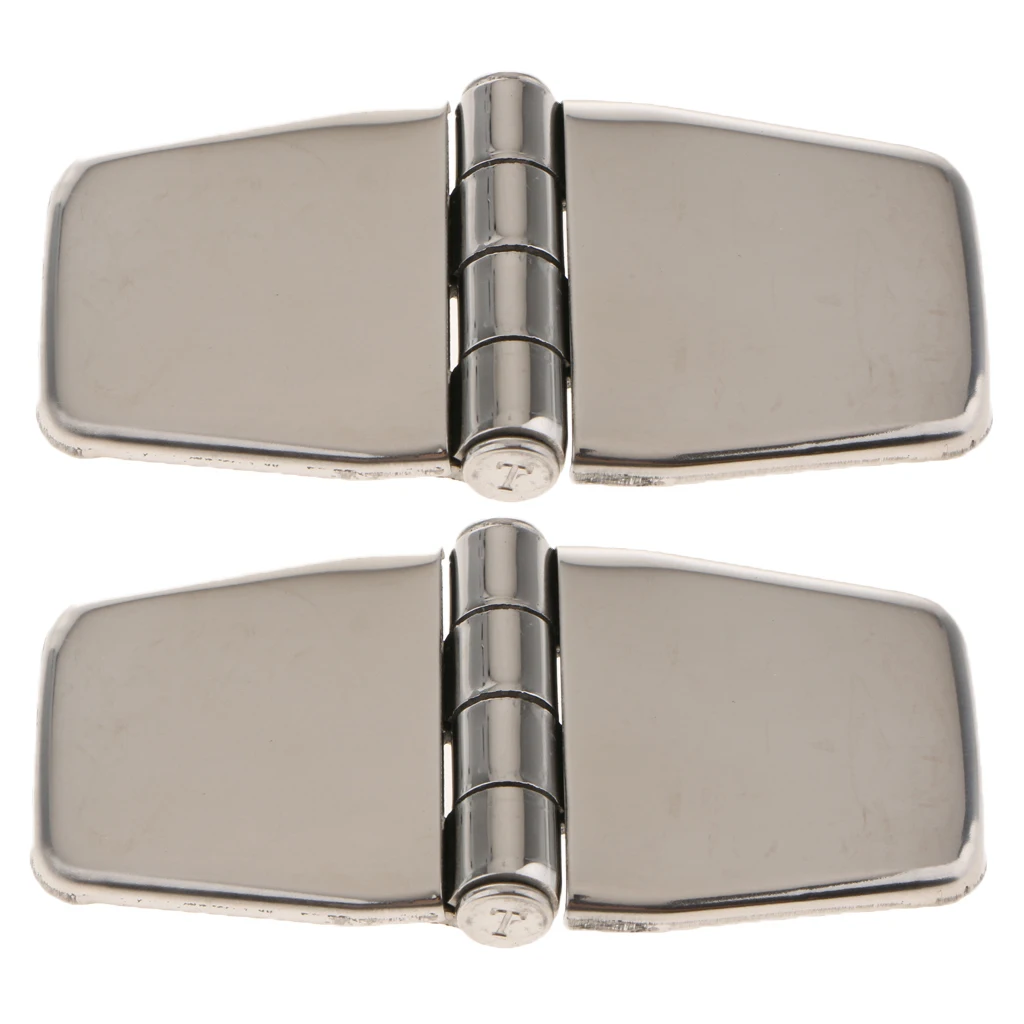MagiDeal 2x Stainless Steel Door Hinge with Cover for Boat Yacht 1.5